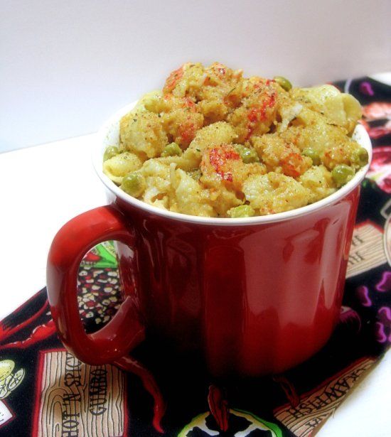 Colby Jack Crab and Crawfish Pasta SundaySupper Big Bear's Wife